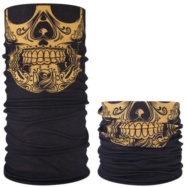 

seamless hip hop skull bandanas magic headscarf riding mask tube neck face mask sport magic headband pick skull print bandana 233 designs