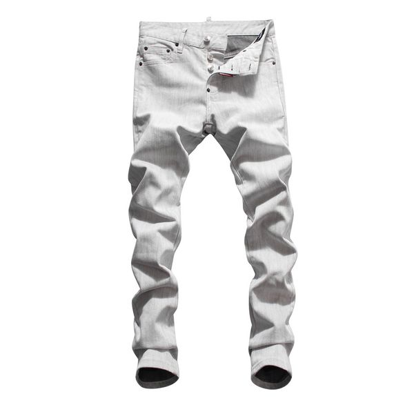 

2020 mens distressed ripped biker jeans slim fit motorcycle for men fashion designer hip hop man pants men skinny jeans luxury pants, Blue