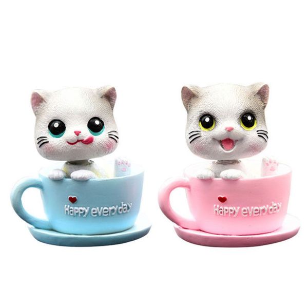 

1pcs auot products car decoration car accessories creative cute shaking head kitten furnishings high-end decorative supplies