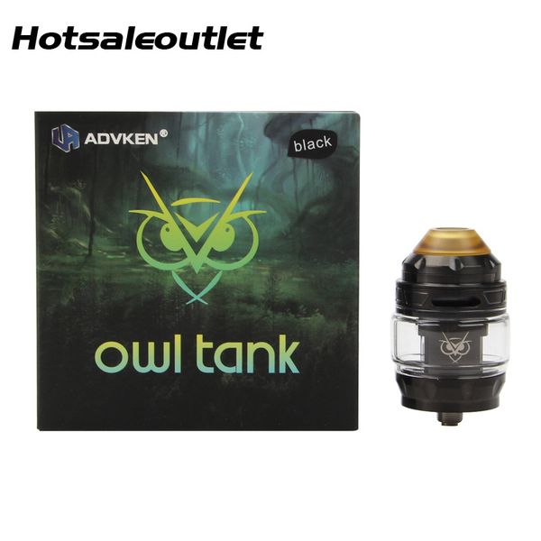 

Advken OWL Tank 3 мл / 4 мл большой емкости с верхним воздухозаборником и воздушным регулированием дизайн оригинальный электронный распылитель сигарет