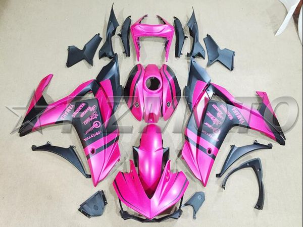 

4gifts new style injection abs mold motorcycle fairing kit for yamaha r3 r25 2015 2016 15 16 fairings bodywork set custom pink black