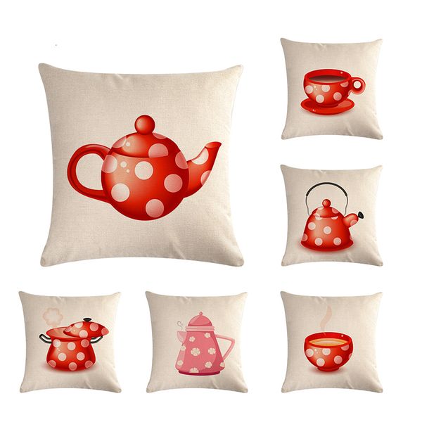 

оптовые свадьбы моды лондон париж розовый романтический чайника чашка декоративная подушка крышка домашнего офиса диван декор подушки casezy