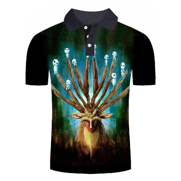 

christmas series men shirt 3d reindeer printing shirt men summer short sleeve black 2020 new, White;black