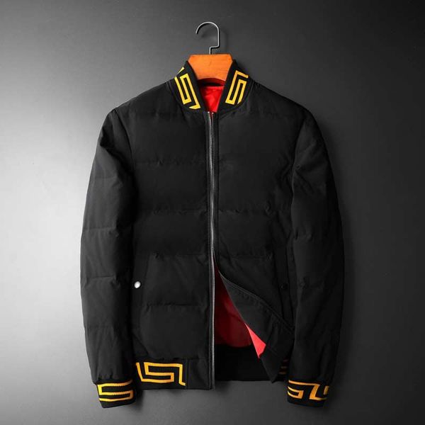 

2019 new men's down jacket men's outdoor warm down jacket winter fashion jacket z8, Black;brown