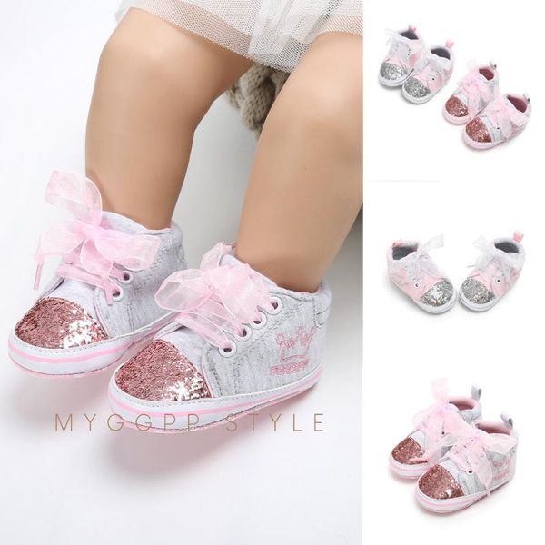 

brand new baby toddler девушки блесток блестки повседневная обувь кроссовки мода обувь детская, Black