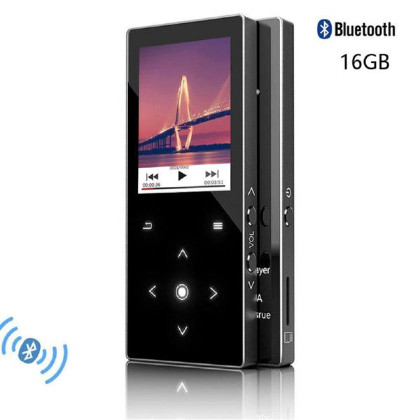 

2018 mp3 player with bluetooth 1.8 inch screen touch keys 16gb built-in speaker lossless mp3 music player with fm radio