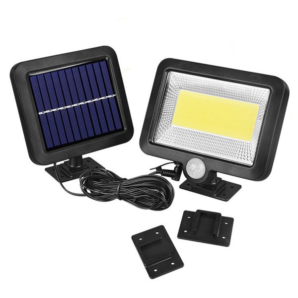 

solar light motion sensor ip65 outdoor spotlight safety flood lamp solar courtyard lamp for fence stair pathway yard