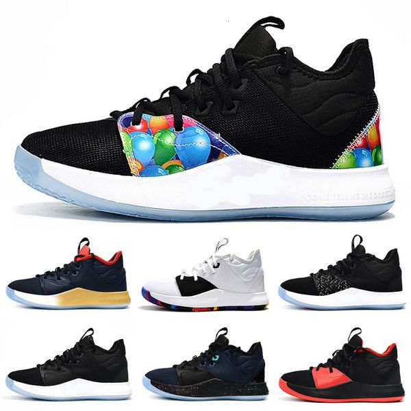

new paul george pg 3 3s palmdale iii p.george kids basketball shoes pg3 starry blue orange red black sports sneakers