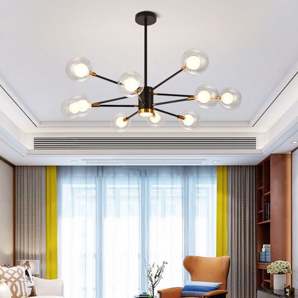 New Arrival Nordic Pendant Lamps Modern Hanging Ceiling Lamp Luxury Pendant Lights For Living Room Bedroom Kitchen Island Decoration Black Pendant