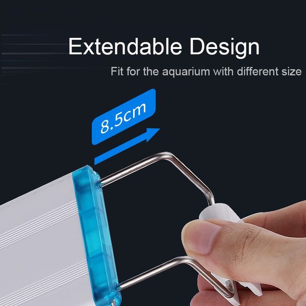 

super slim leds aquarium lighting aquatic plant light 18-75cm extensible waterproof clip on lamp for fish tank other aquarium fish