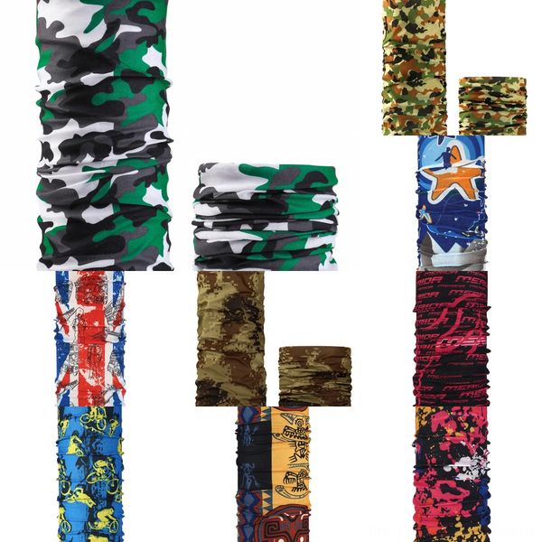 

jpjkf 233 style printed headband women scarf multifunctional seamless face mask tube ring scarf men bandana, Black