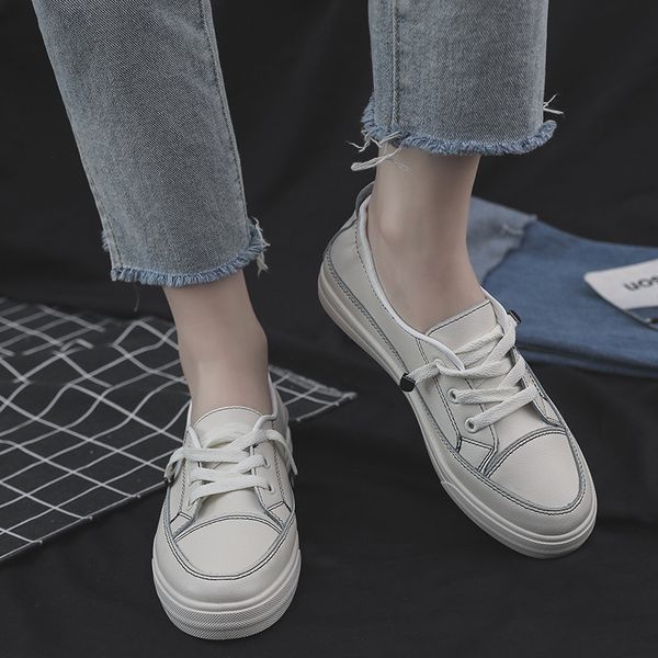 

summer korean asual shoes women's solid color fashion women's shoes flat heel loafers walking womens tennis shoes sneakers, Black