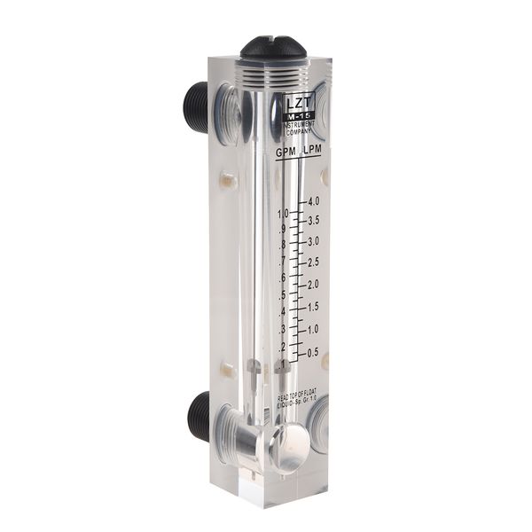 

lixf black adjustable knob 0.1-1 gpm panel type water flow meter lzm-15