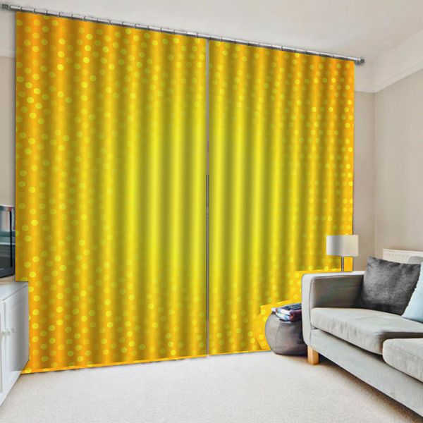 

занавес для гостиной золотые экологически чистые плотные шторы