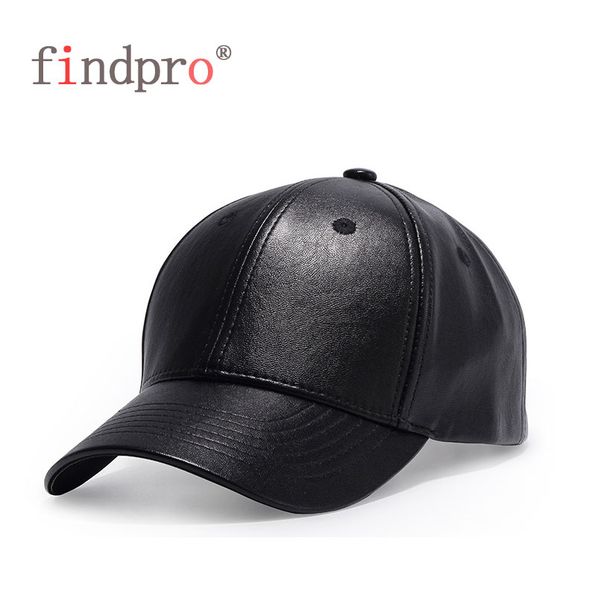 

findpro pu leather blank visor bones baseball hat new men women spring autumn winter golf hip hop black snapback caps men cap, Blue;gray