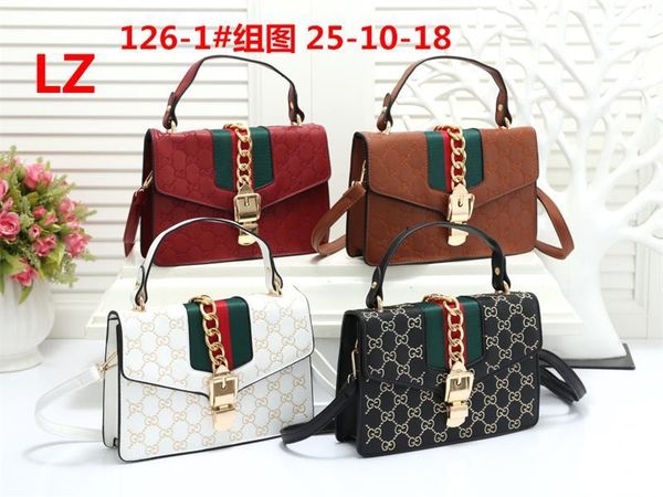 

new famous handbag fashion pu leather handbags women tote shoulder bags lady backpack bags purse wallet lz#126-1