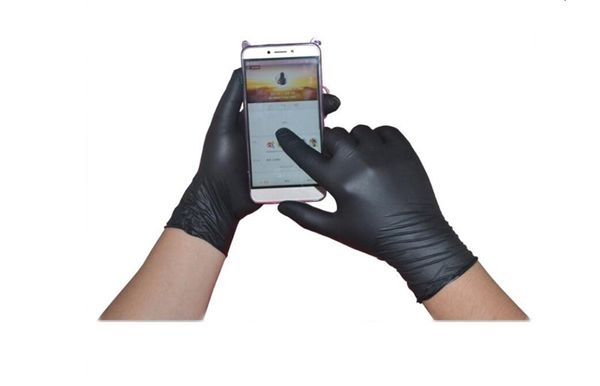 

10pcs nitrile latex for food goalkeeper glove laboratory cleaning rubber gloves home tools safe