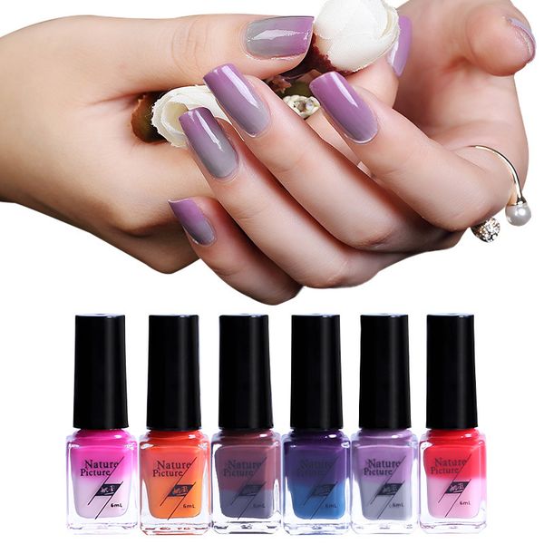 

1 pcs thermal changing color nail gel polish nail gel varnish lacquer js11