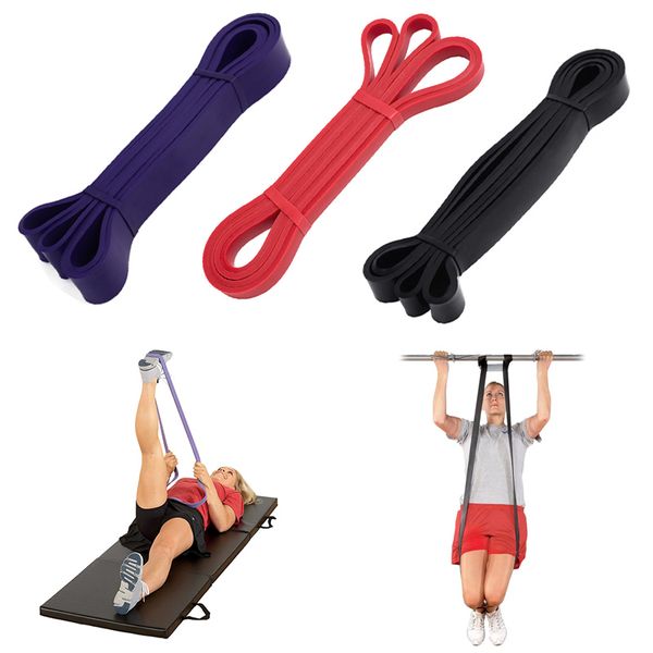 

208cm resistance bands latex exercise strength training pull up loops crossfit for gym sports yoga fitness equipment 19ing