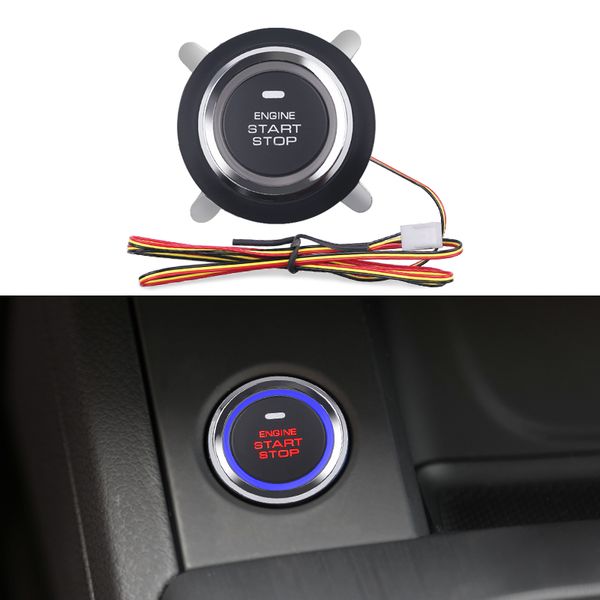 

button start s12v car engine circuit board ignition starter engine starter switch work push start anti-theft system