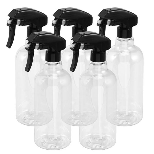 

5pcs 500ml portable plastic spray bottle makeup moisture atomizer pot fine mist sprayer bottles hair hairdressing tools