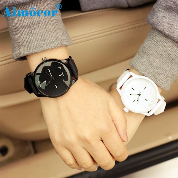 

2017 newly designed men women quartz analog wrist watch watches gift dropshipping l525, Slivery;brown