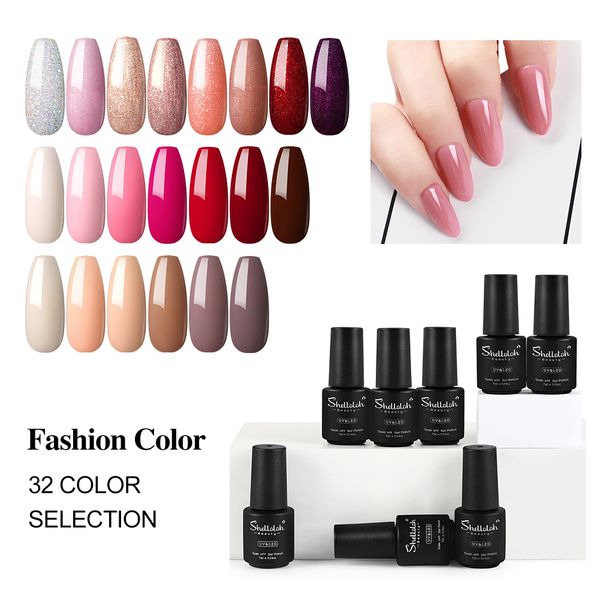 

уф магия mablack ногтей гель-лак для ногтей art 30 цветов semi постоянный гель польский лак для ногтей, Red;pink