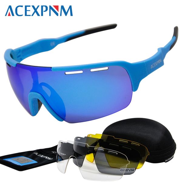 

2019 outdoor sports polarized cycling glasses mountain bike cycling goggles 4 lens eyewear uv400 cycle sunglasses