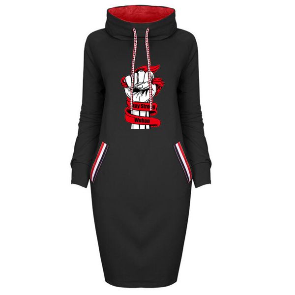 

женские дизайнерские платья дамы мода марка юбки женщин сплошной цвет печати платья повседневная плюс размер 2020 новый стиль горячее продав, Black;gray