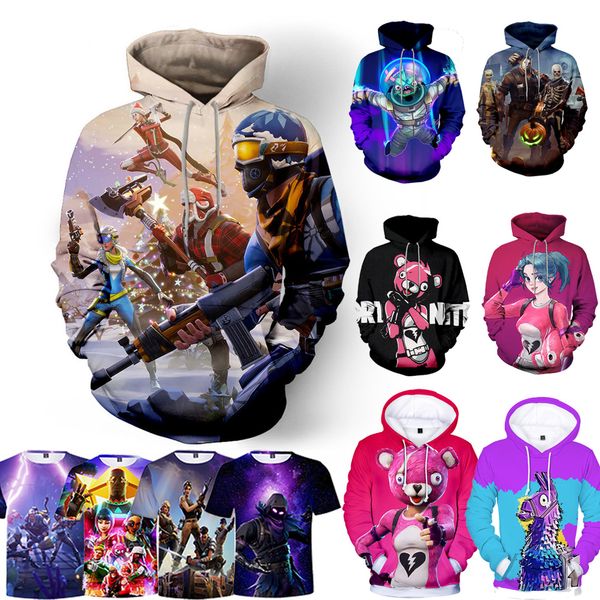 

дети 100см - 150см 2019 anime gaming унисекс уличная толстовки hip hop толстовка мужчины и женщины hoodie harajuku tops, Black