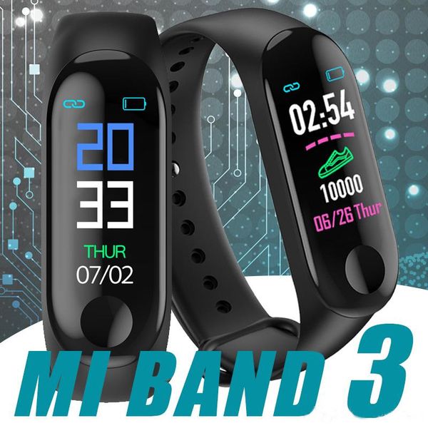 

M3 Smart Band Браслет Часы сердечного ритма Активность Фитнес-трекер pulseira Relógios reloj inteligente Smartband XIAOMI яблочные часы MQ20