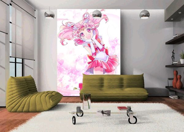 

self-adhesive] 3d sailor moon 0642046 japan anime wall paper mural wall print decal murals
