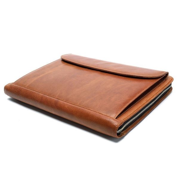 

business briefcase men portable slim men's bags for lapdocument storage bag multi functional passport cover male handbag