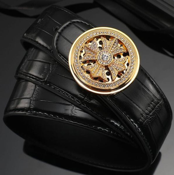 

3339 utomatic buckle belts for men ang women real leather belt famous brand designer mens belt 105-125cm luxury belt men ang women, Black;brown