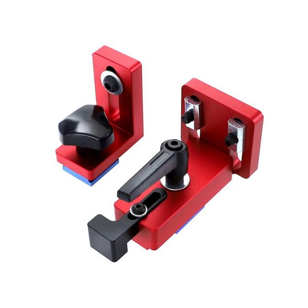 

35/45 t-slot track ssliding miter gauge connector retainer chute locators