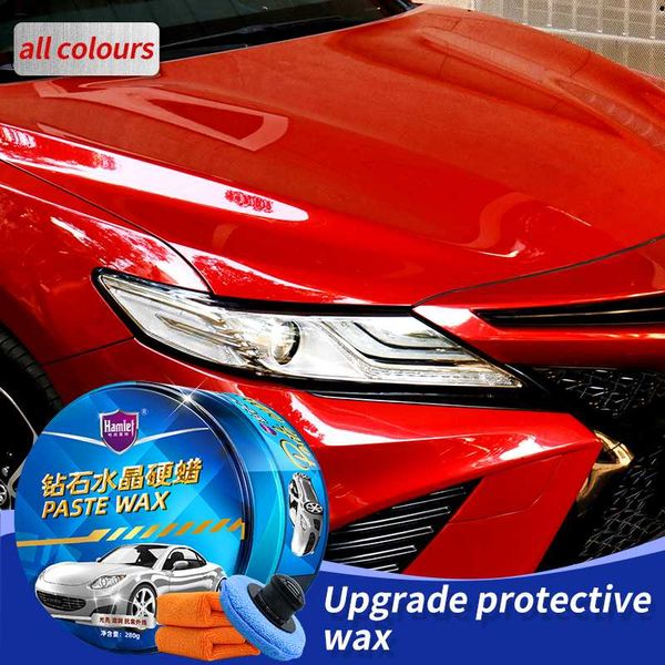 

hamlet 280g diamond solid ice car wax for car caring paint protection and anti oxidation excellent waxing shinning