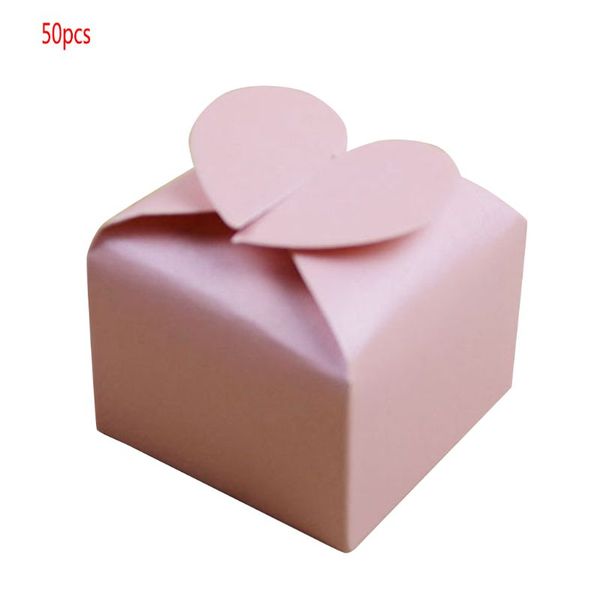 

valentine's day heart bow party favor box,burgundy pack of 50 package celebrate