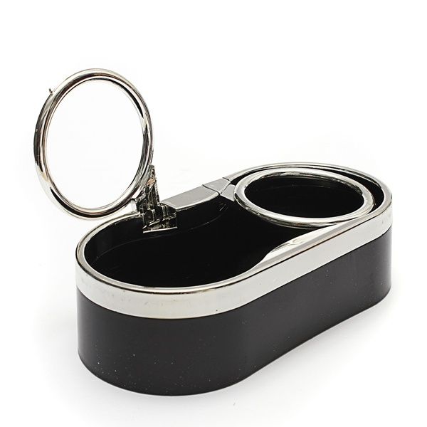 

dual hole drink bottle cup holder stand durable plastic auto car truck mount