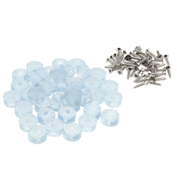 

40 pieces transparent non skid furniture pad for table desk chair and sofa leg
