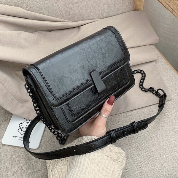 

2020 pu leather fashion crossbody bags women small chain handbag small bag sac a main female ladies evening bags