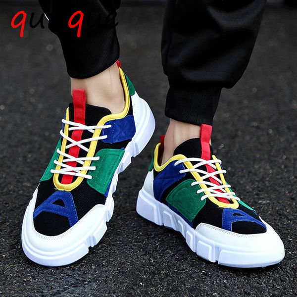 

breathable men sneakers male shoes gray green brown comfortable non-slip soft mesh men shoes summer size 44, Black