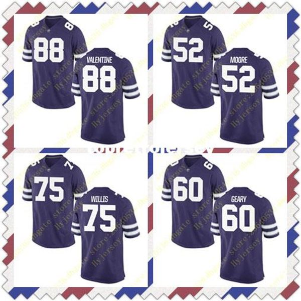 

mens charmeachealle moore will geary jersey willis dayton valentine state wildcats stitched purple college football jerseys, Black;red