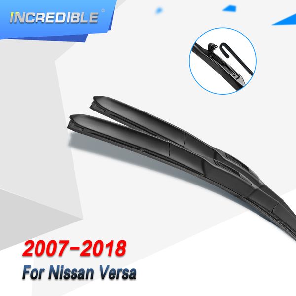 

incredible hybrid wiper blades for versa fit hook arms 2007 2008 2009 2010 2011 2012 2013 2014 2015 2016 2017 2018