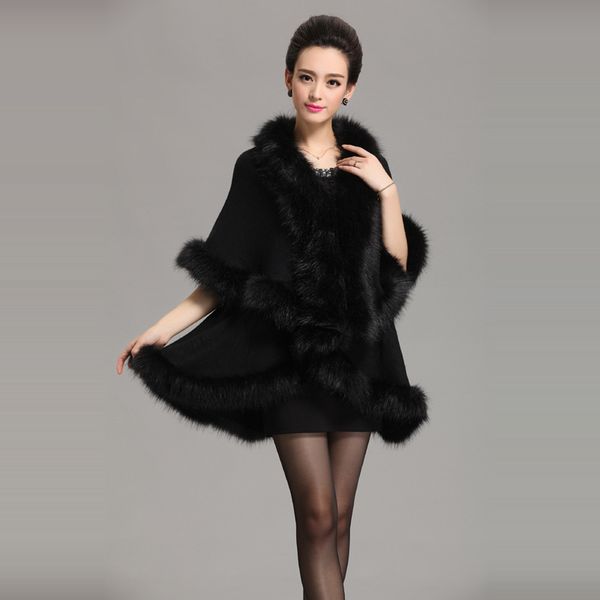 

new cloak cardigan women half sleeve single button poncho cardigan women 7wg016, Black