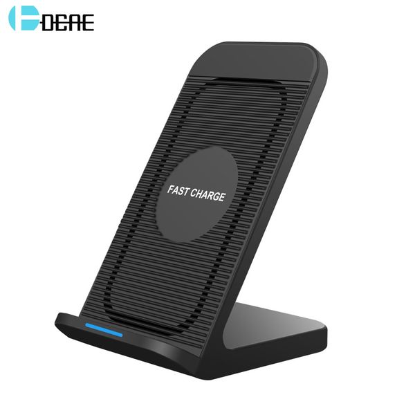 

dcae 10w wireless charger for iphone 11 xr 8 x xs max fast charging stand for samsung s10 s9 s8 note 10 9 8 usb quick charge 3.0