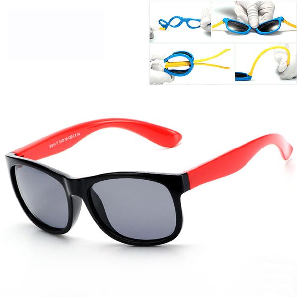 

sunglasses for kids boy wholesale sun glasses for girls 2019 polarized sunglasses children silicone memory spell color shade mirror eyewear, White;black