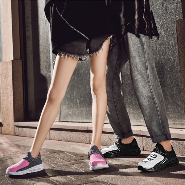 

designer casual shoes men women black white blue pink red breathable cushion soft mens tainers outdoor sports sneakers size 36-45