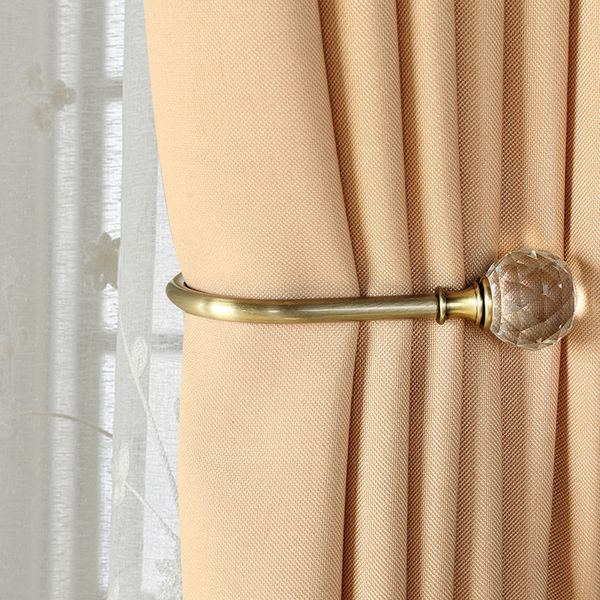 2019 Crystal Curtain Holdback Zinc Alloy Wall Tie Back Hanger