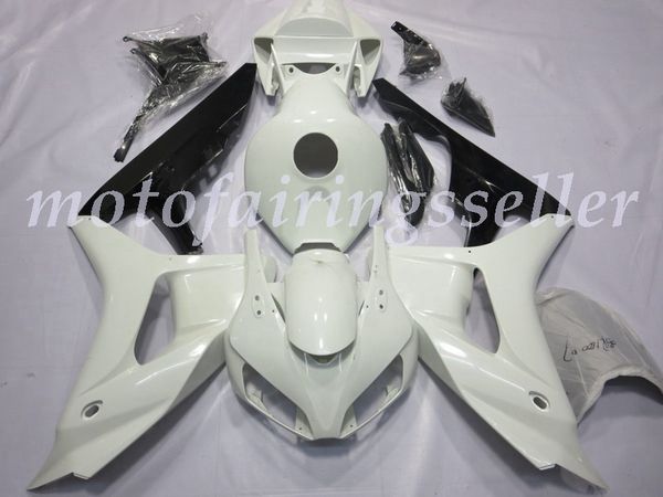 

oem quality new abs full fairings kits fit for honda cbr1000rr (2006-2007) cbr1000rr 06 07 bodywork set white and black no2