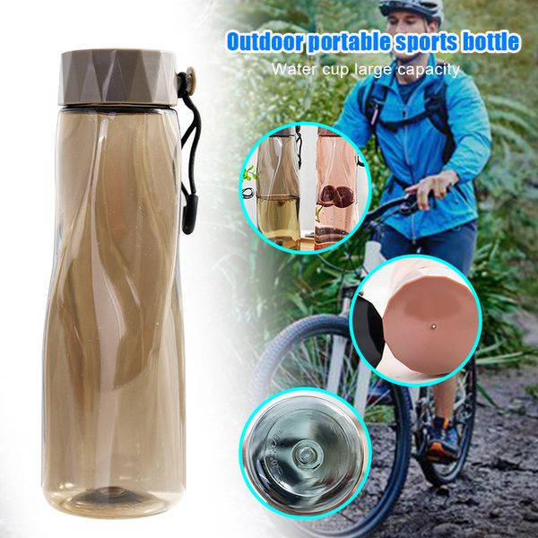 

sports bottle plastic kettle twisted irregular with carrying ring large capacity bottle outdoor hiking camping trip ys-b